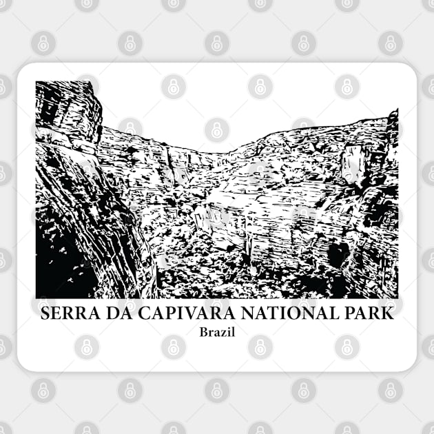 Serra da Capivara National Park - Brazil Sticker by Lakeric